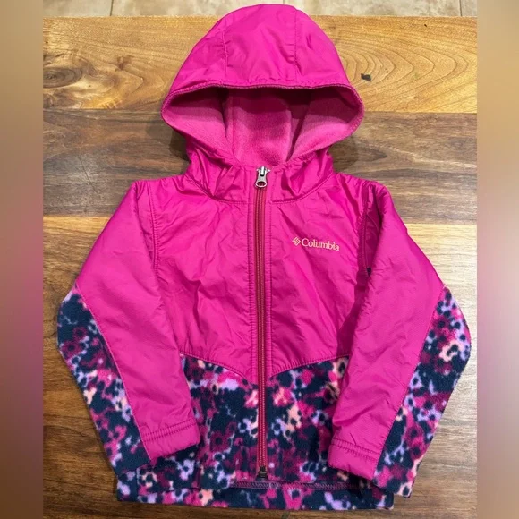 Columbia Fuchsia Fleece Jacket